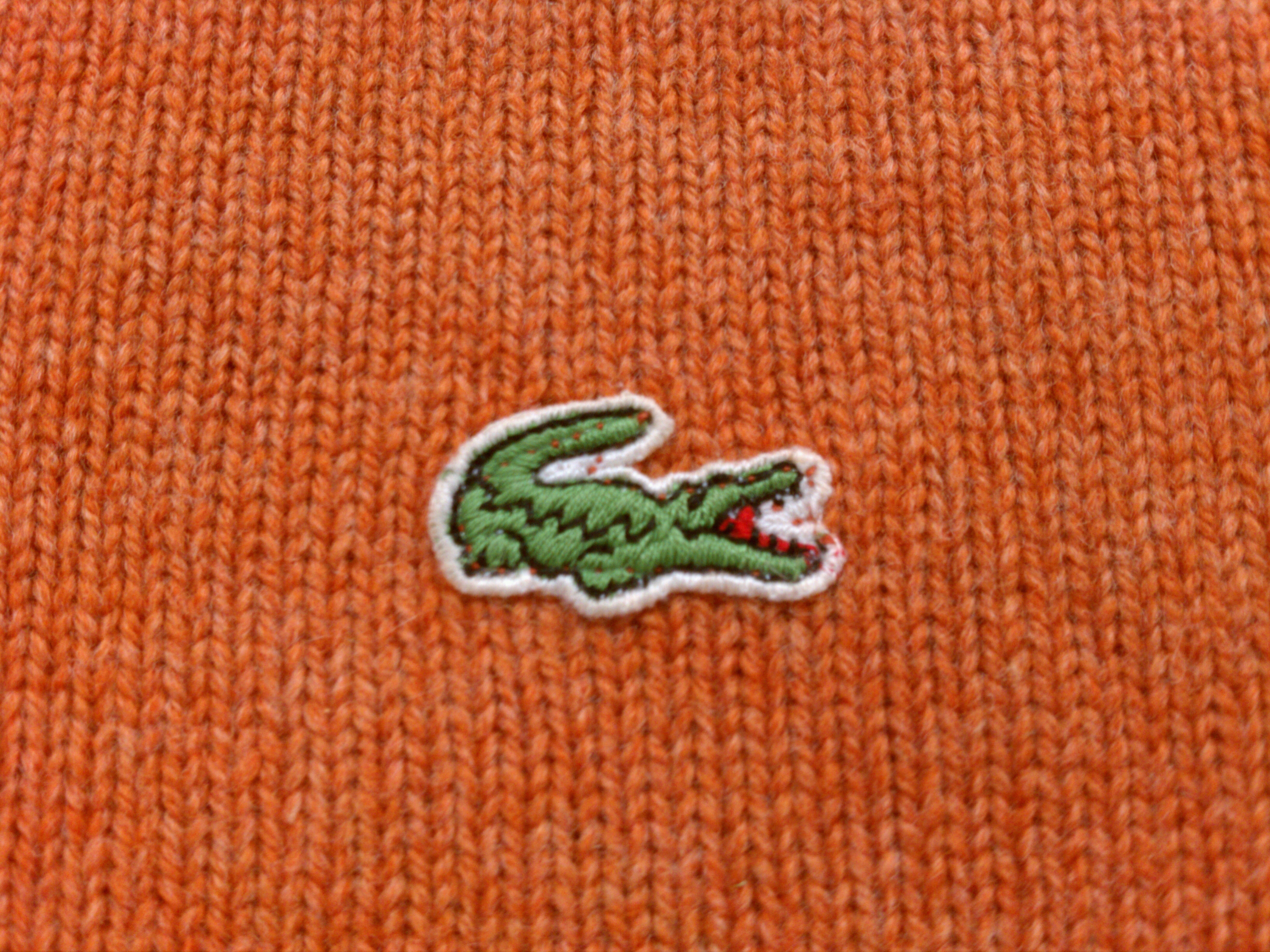 clothing logo with alligator